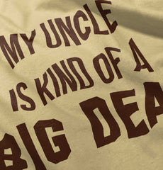 My Uncle Big Deal Romper Bodysuit-Direct To Garment Print-Brisco Baby
