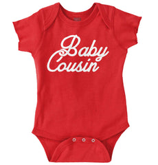 Baby Cousin Romper Bodysuit-Direct To Garment Print-Brisco Baby