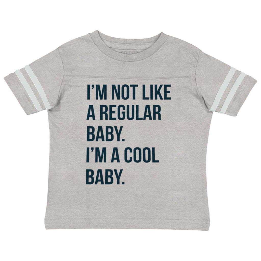 Cool Baby Toddler Football Jersey Tee-Direct To Garment Print-Brisco Baby