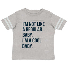 Cool Baby Toddler Football Jersey Tee-Direct To Garment Print-Brisco Baby