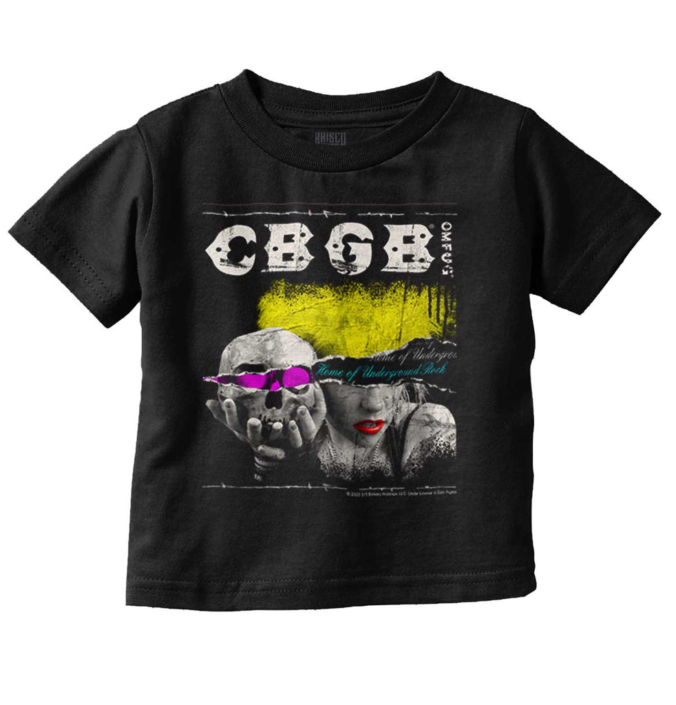CBGB Underground Infant Toddler T Shirt-Direct To Garment Print-Brisco Baby