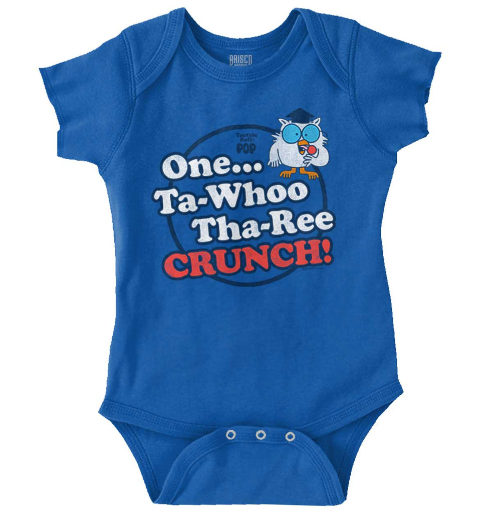 Mr Owl Crunch Romper Bodysuit-Direct To Garment Print-Brisco Baby