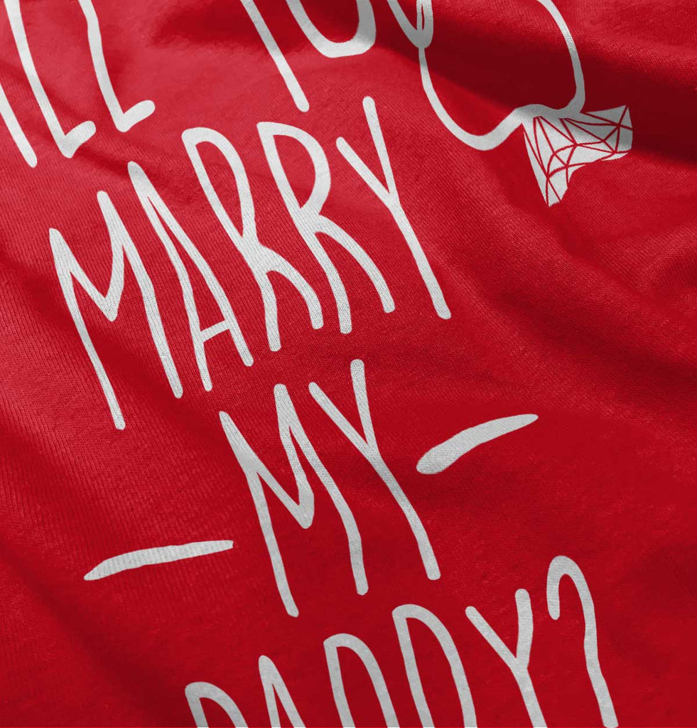 Marry My Daddy Baby Polka Dot Skirt Dress-Direct To Garment Print-Brisco Baby