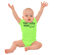 Diaper Loading Romper Bodysuit-Direct To Garment Print-Brisco Baby