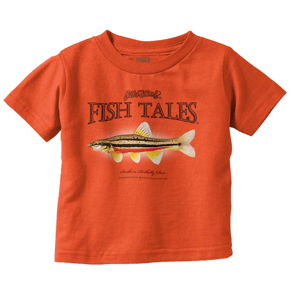 Southern Redbelly Dace Infant Toddler T Shirt-Direct To Garment Print-Brisco Baby