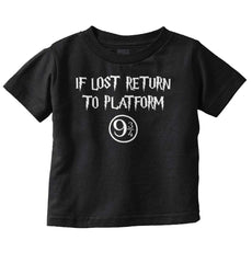 Return Platofrm 9 3/4 Infant Toddler T Shirt-Direct To Garment Print-Brisco Baby