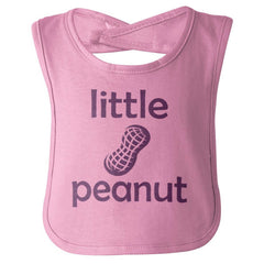 Little Peanut Infant Baby Bib-Direct To Garment Print-Brisco Baby