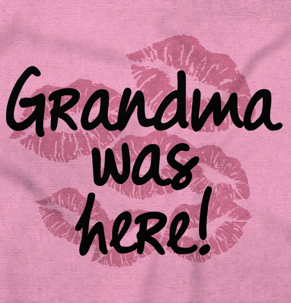 Grandma Was Here Romper Bodysuit-Direct To Garment Print-Brisco Baby