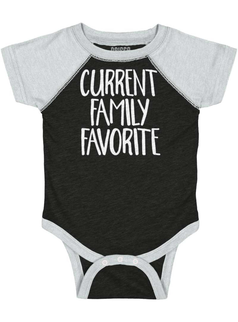 Family Favorite Raglan Romper Bodysuit-Direct To Garment Print-Brisco Baby
