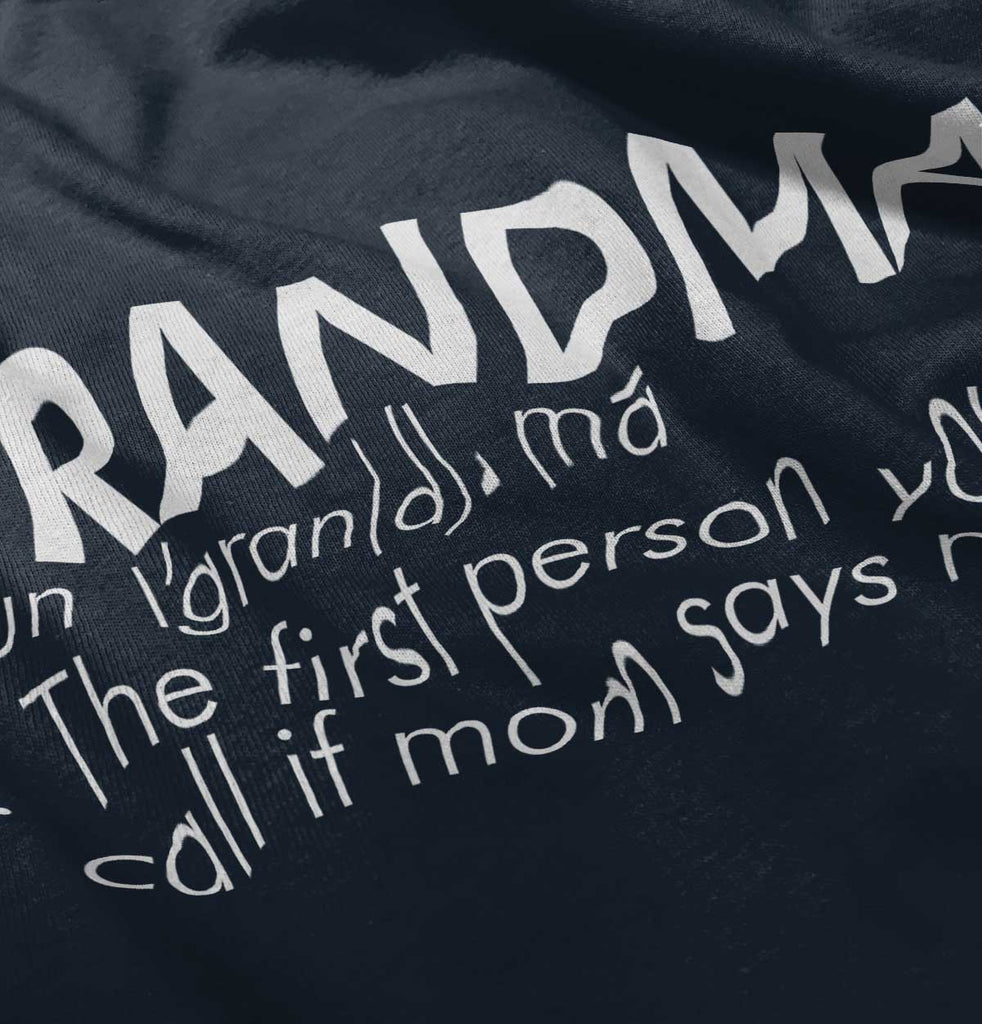 Grandma Defined Infant Toddler T Shirt-Direct To Garment Print-Brisco Baby