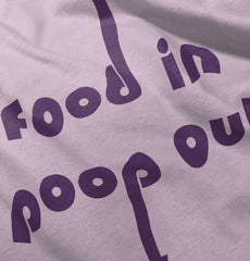 Poop out Romper Bodysuit-Direct To Garment Print-Brisco Baby