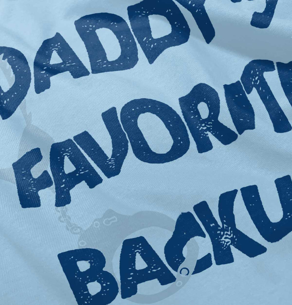 Daddy's Backup Romper Bodysuit-Direct To Garment Print-Brisco Baby