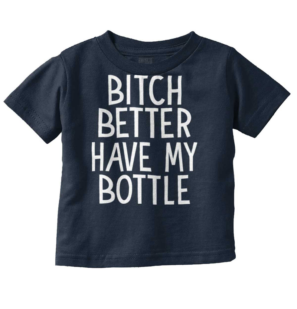 My Bottle Infant Toddler T Shirt-Direct To Garment Print-Brisco Baby