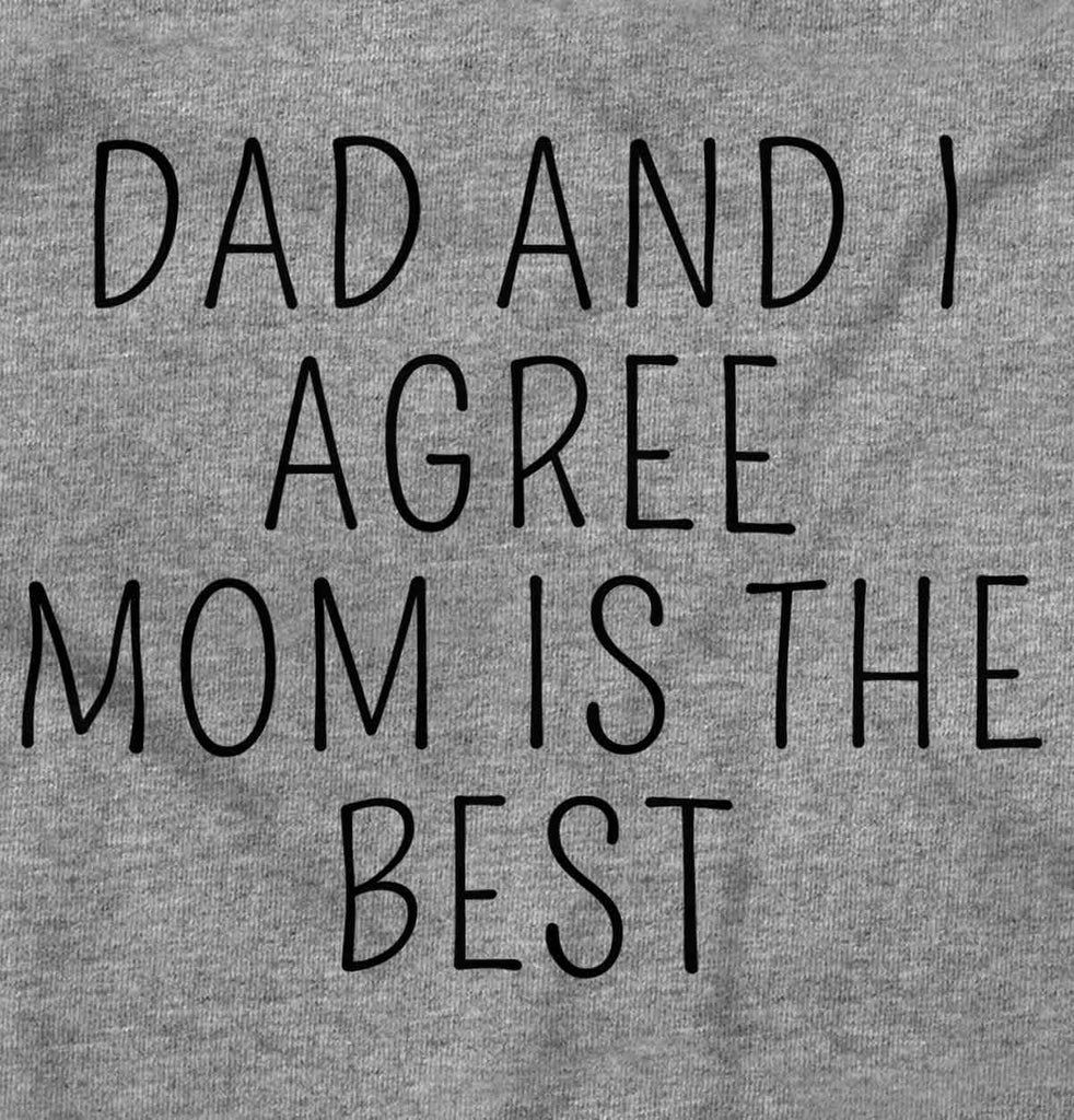 Mom Is Best Toddler Pullover Hoodie-Direct To Garment Print-Brisco Baby