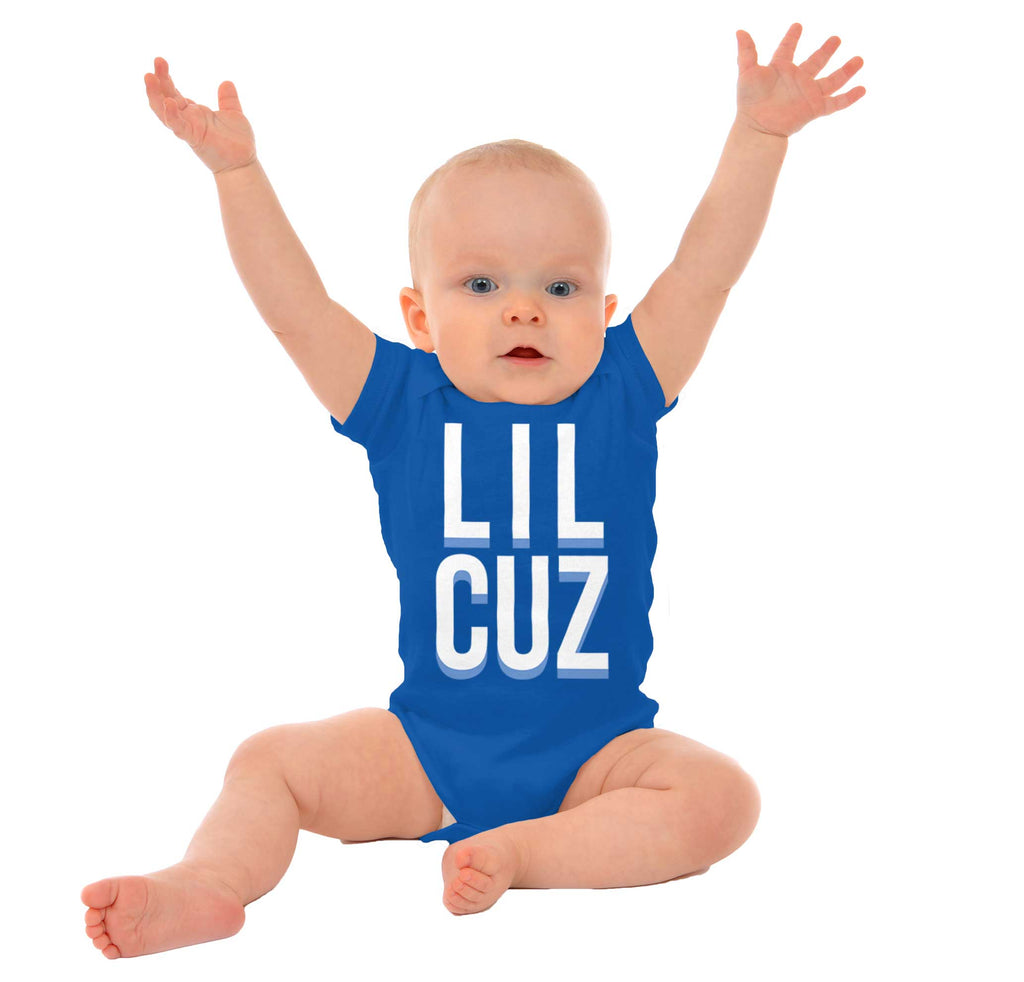 Lil Cuz Romper Bodysuit-Direct To Garment Print-Brisco Baby