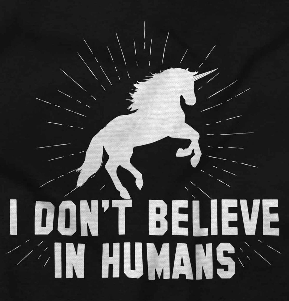 Don't Believe In Humans Romper Bodysuit-Direct To Garment Print-Brisco Baby