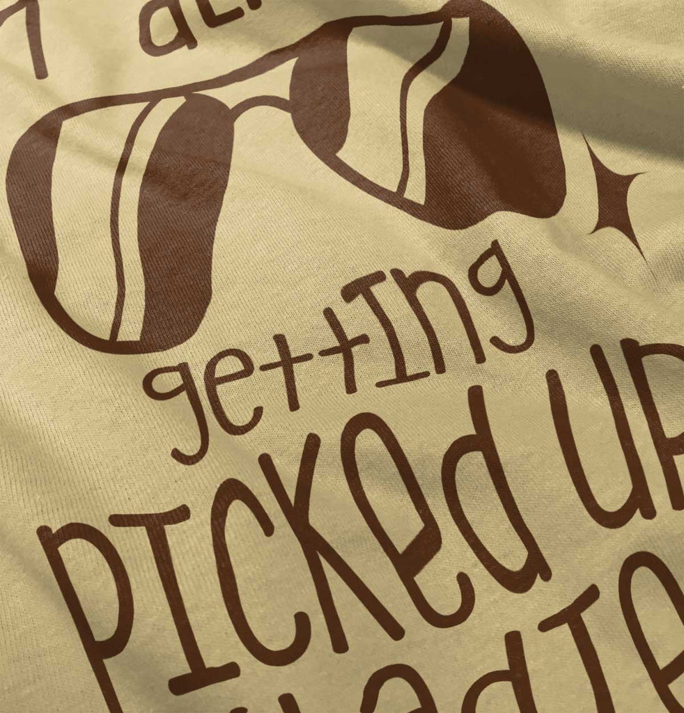 Picked Up By Ladies Romper Bodysuit-Direct To Garment Print-Brisco Baby