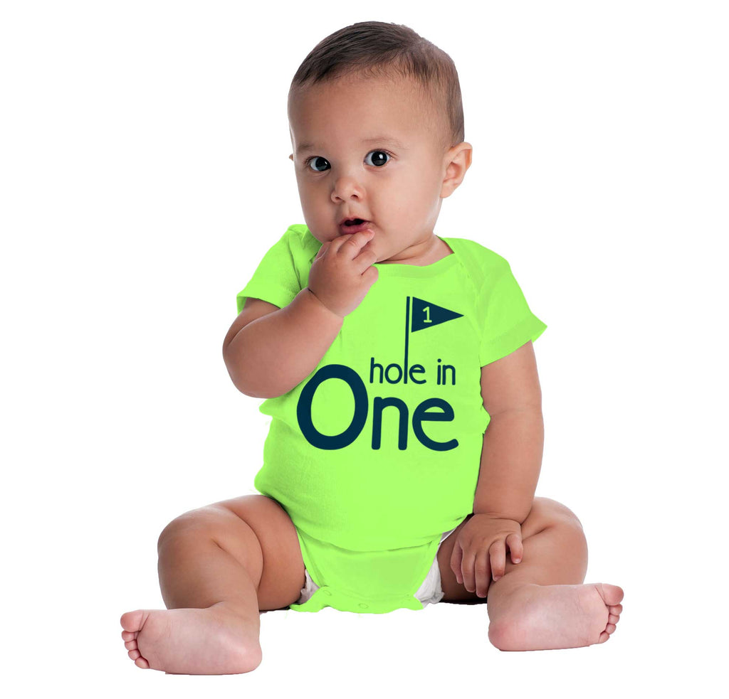Hole In One Romper Bodysuit-Direct To Garment Print-Brisco Baby