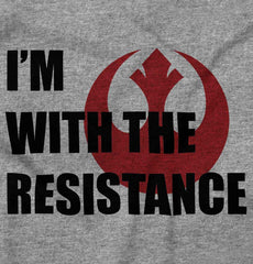 With The Resistance Infant Toddler T Shirt-Direct To Garment Print-Brisco Baby