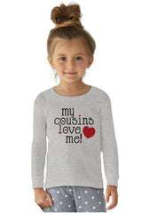 Cousins Love Me Solid Baby Pajama Top-Direct To Garment Print-Brisco Baby