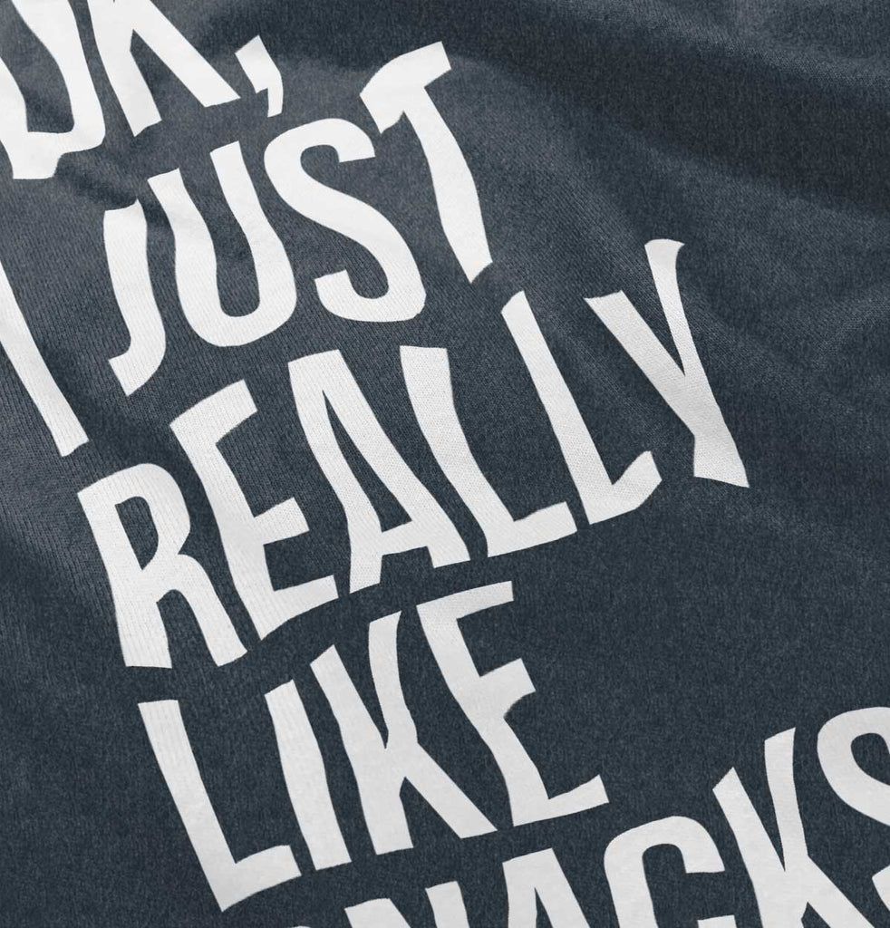 Really Like Snacks Toddler Football Jersey Tee-Direct To Garment Print-Brisco Baby