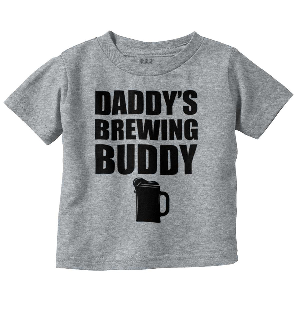 Brewing Buddy Infant Toddler T Shirt-Direct To Garment Print-Brisco Baby