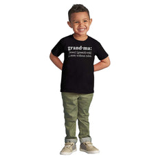 Grandma Definition Infant Toddler T Shirt-Direct To Garment Print-Brisco Baby