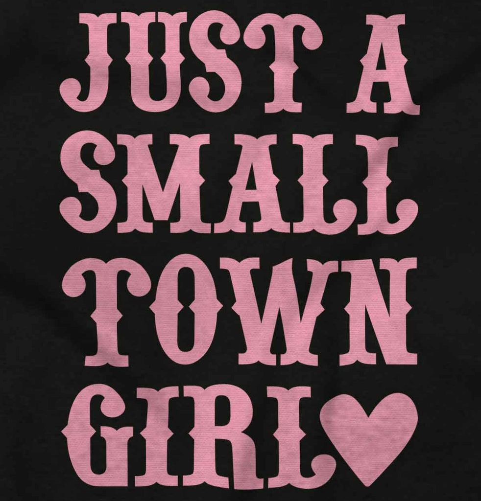 Small Town Girl Toddler Football Jersey Tee-Direct To Garment Print-Brisco Baby