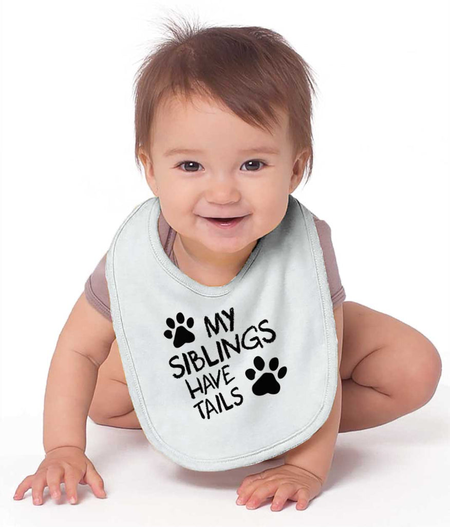 My Siblings Have Tai Infant Baby Bib-Direct To Garment Print-Brisco Baby