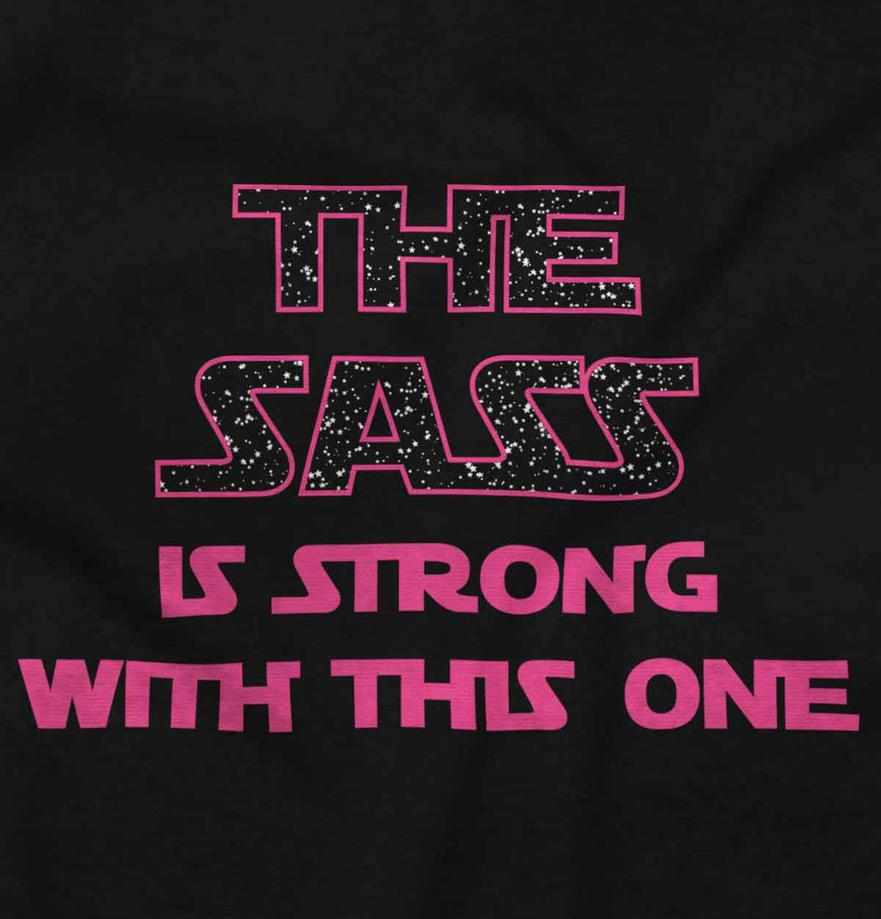 Sass Is Strong Infant Baby Bib-Direct To Garment Print-Brisco Baby