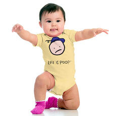 Boy Logo Romper Bodysuit-Direct To Garment Print-Brisco Baby