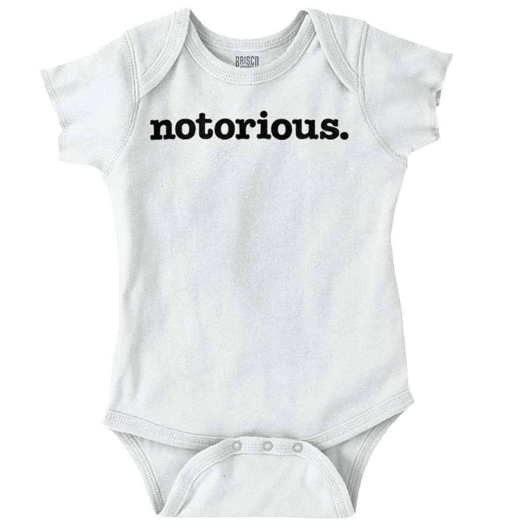Notorious Romper Bodysuit-Direct To Garment Print-Brisco Baby