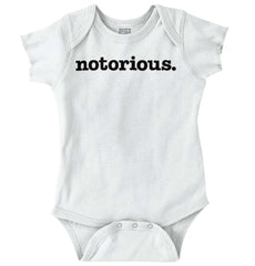 Notorious Romper Bodysuit-Direct To Garment Print-Brisco Baby