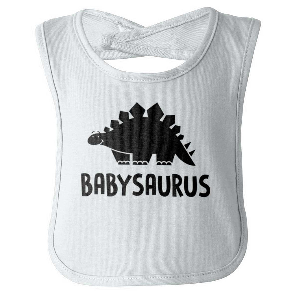 Babysaurus Infant Baby Bib-Direct To Garment Print-Brisco Baby