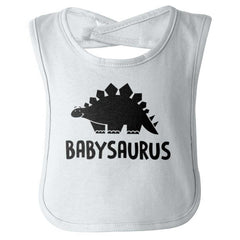 Babysaurus Infant Baby Bib-Direct To Garment Print-Brisco Baby