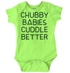 Chubby Babies Romper Bodysuit-Direct To Garment Print-Brisco Baby
