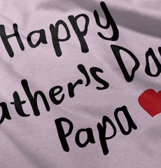 Happy Fathers Day Papa Infant Baby Bib-Direct To Garment Print-Brisco Baby