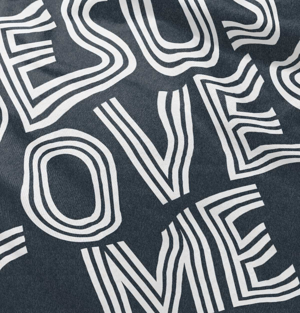 Christ Loves Me Football Romper Bodysuit-Direct To Garment Print-Brisco Baby