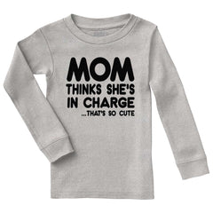In Charge Solid Baby Pajama Top-Direct To Garment Print-Brisco Baby