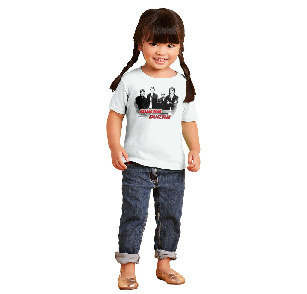 Duran Duran Lines Infant Toddler T Shirt-Direct To Garment Print-Brisco Baby