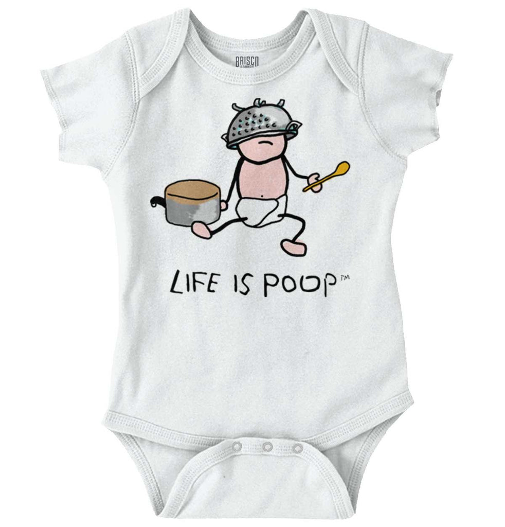 Pots and Pans Romper Bodysuit-Direct To Garment Print-Brisco Baby