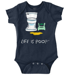 Potty Train Romper Bodysuit-Direct To Garment Print-Brisco Baby