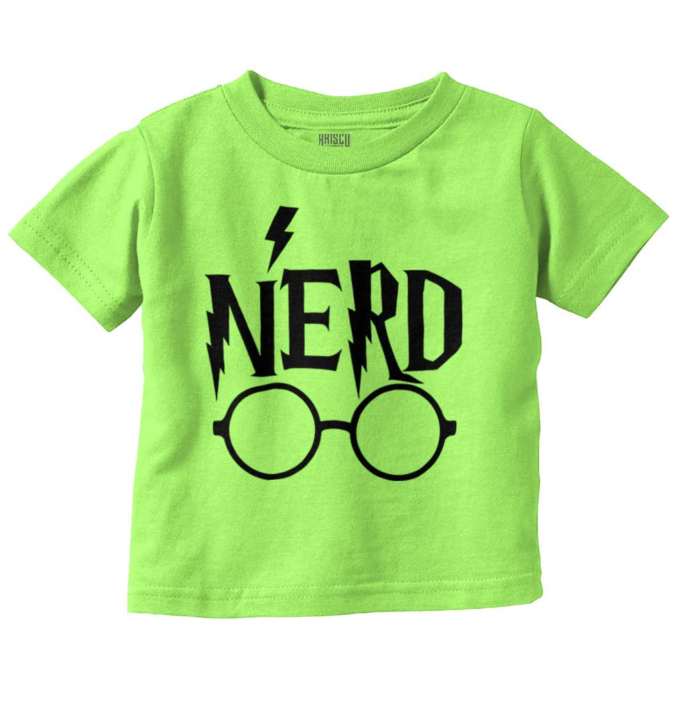 Nerd Harry Potter Infant Toddler T Shirt-Direct To Garment Print-Brisco Baby