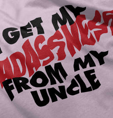 Badass Uncle Romper Bodysuit-Direct To Garment Print-Brisco Baby