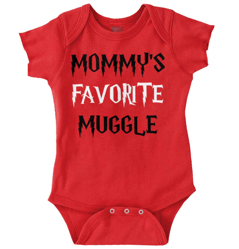 Mommy's Favorite Muggle Romper Bodysuit-Direct To Garment Print-Brisco Baby