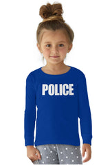Police Force Solid Baby Pajama Top-Direct To Garment Print-Brisco Baby