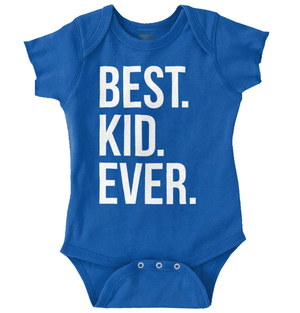 Best Kid Ever Romper Bodysuit-Direct To Garment Print-Brisco Baby