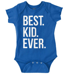 Best Kid Ever Romper Bodysuit-Direct To Garment Print-Brisco Baby