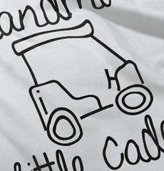 Grandma's Little Caddy Infant Baby Bib-Direct To Garment Print-Brisco Baby