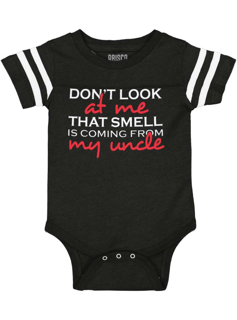 That Smell Football Romper Bodysuit-Direct To Garment Print-Brisco Baby